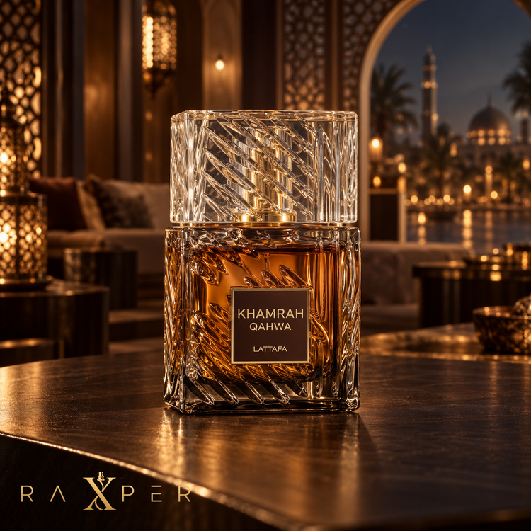 عطر خمره قهوه لطافه در فضای سینمایی و لوکس عربی