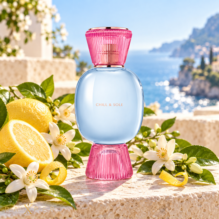 عطر Bvlgari Chill & Sole کنار لیموی ایتالیایی، نرولی و شکوفه پرتقال