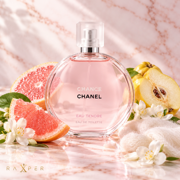 عطر شنل چنس او تندر در کنار گریپفروت، به، یاس و مشک سفید