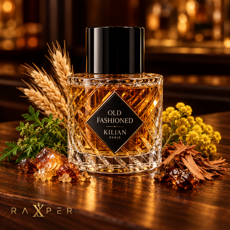 عطر بای کیلیان اولد فشن در کنار گندم، داوانا، چوب سدر و رزین تولو